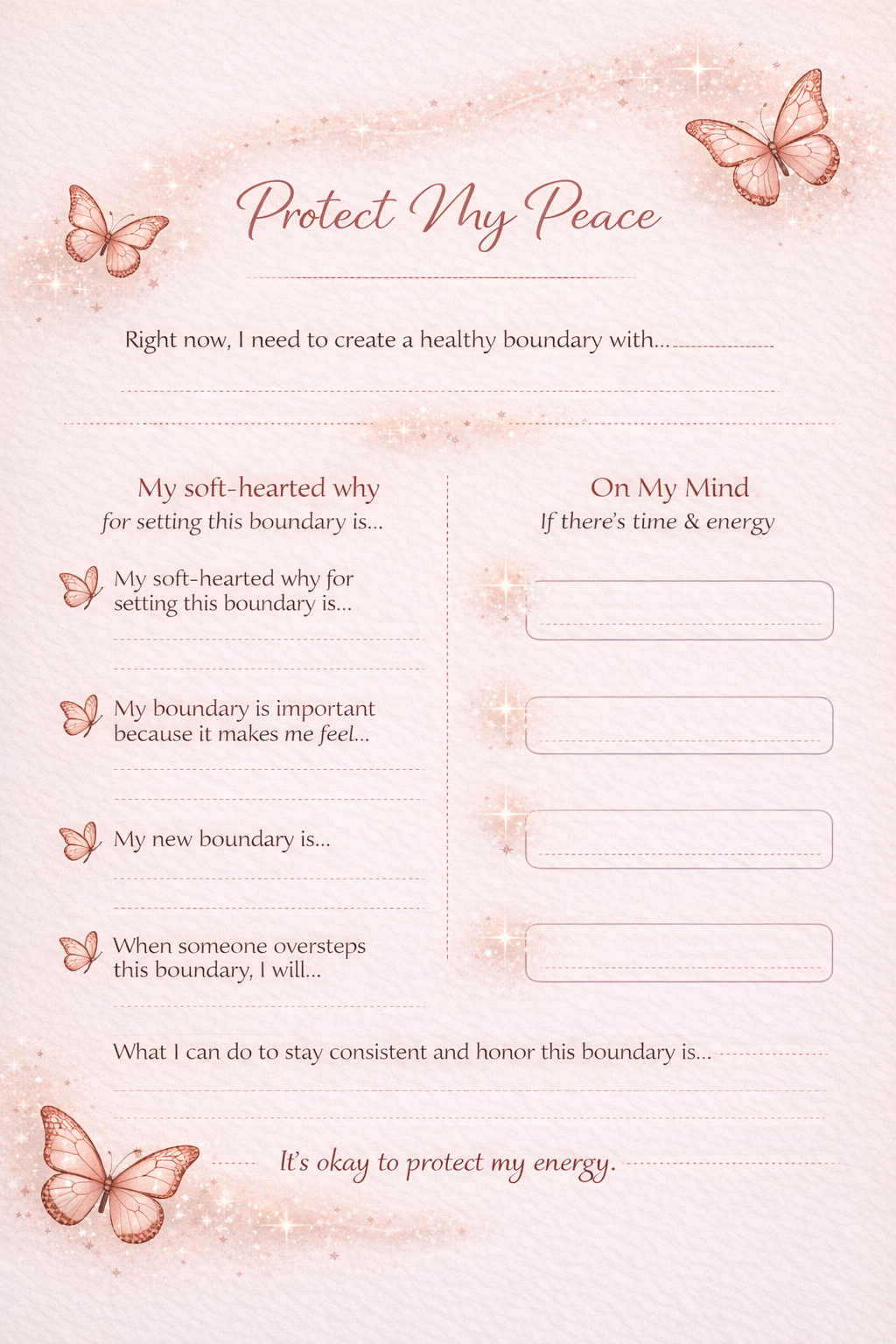 Soft Girl Workbook